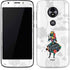 Disney Alice in Wonderland (animated) Silhouette Curiouser and Curiouser Moto E5 Play Skin